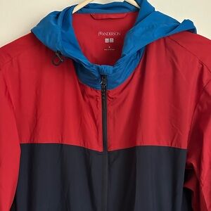 Uniqlo Red J.W. Anderson Collaboration Rain Jacket Unisex